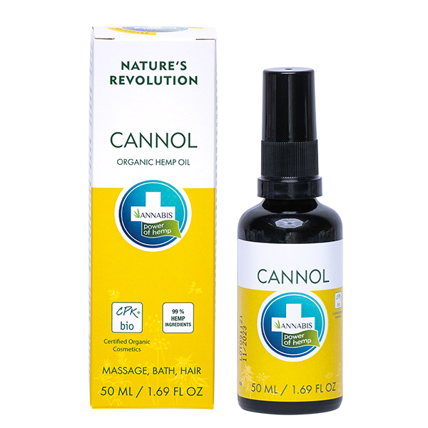 ANNABIS CANNOL organiczny olej konopny do masażu 50ml