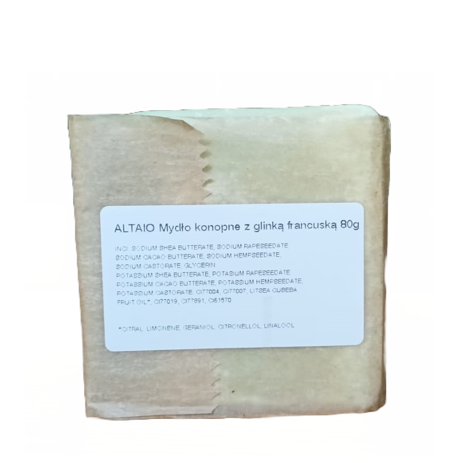 Mydło konopne z glinką francuską ALTAIO 100g